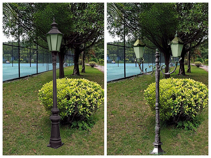 Роскошное освещение курорта: 80 индивидуальных чугунных фонарей на Мальдивах